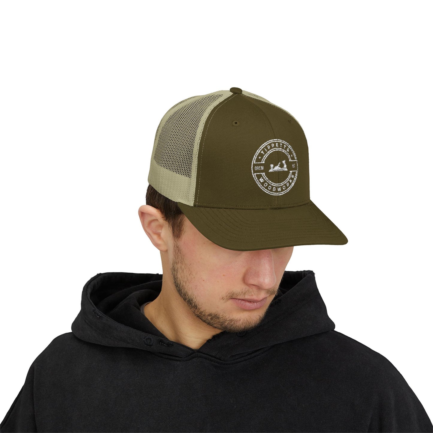 Rustic Adventure Snapback Trucker Cap | Outdoor Fashion, Camping Gear, Fishing Hat, Gift for Him, Unisex Summer Accessory