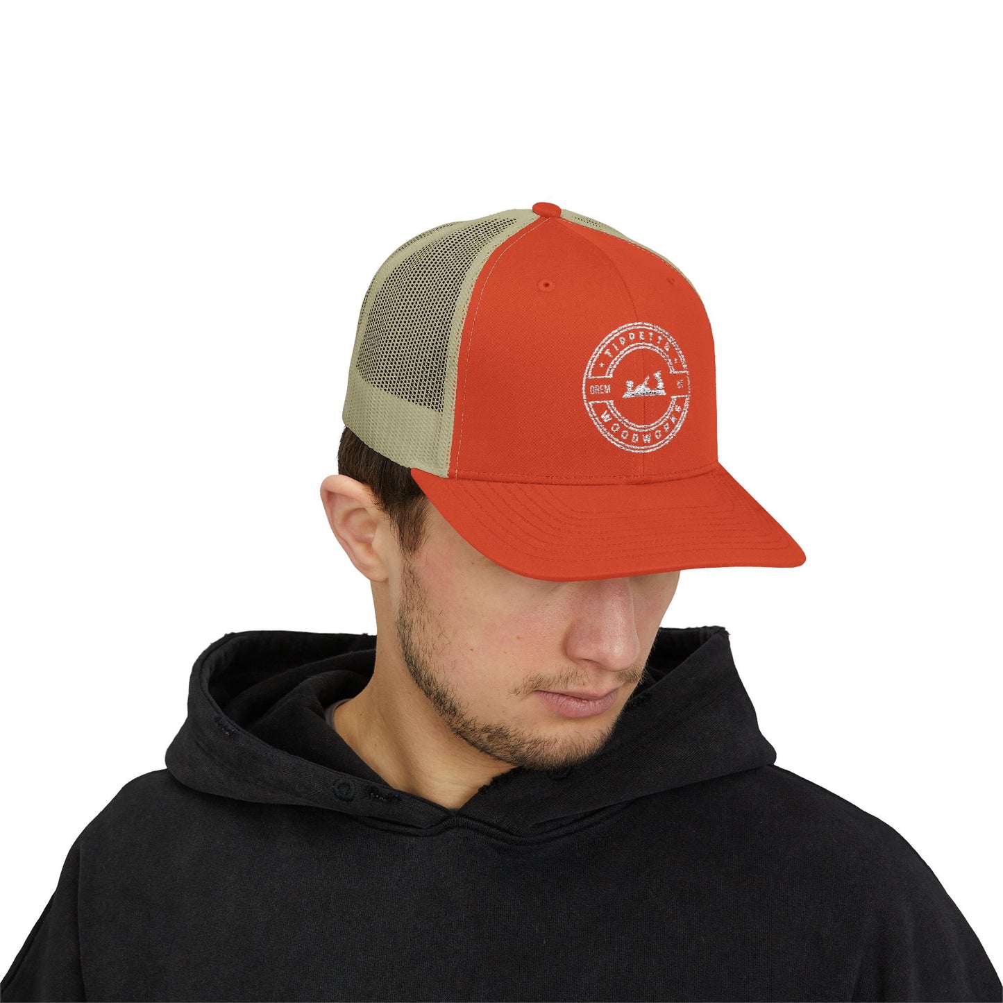 Rustic Adventure Snapback Trucker Cap | Outdoor Fashion, Camping Gear, Fishing Hat, Gift for Him, Unisex Summer Accessory