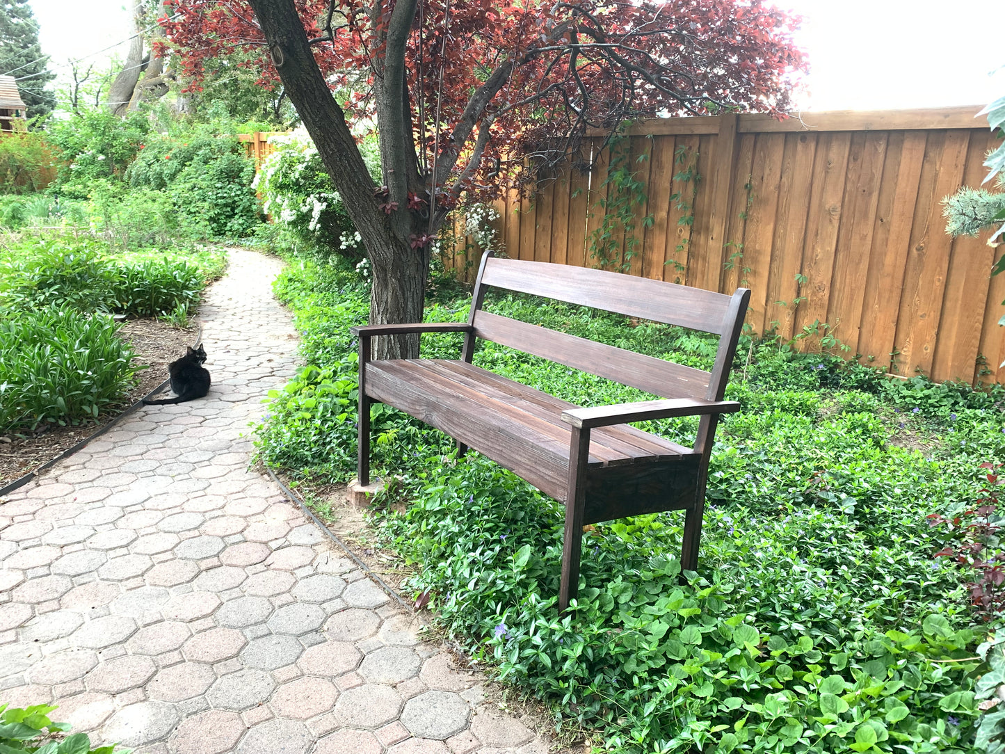 Custom Handcrafted Garden Bench
