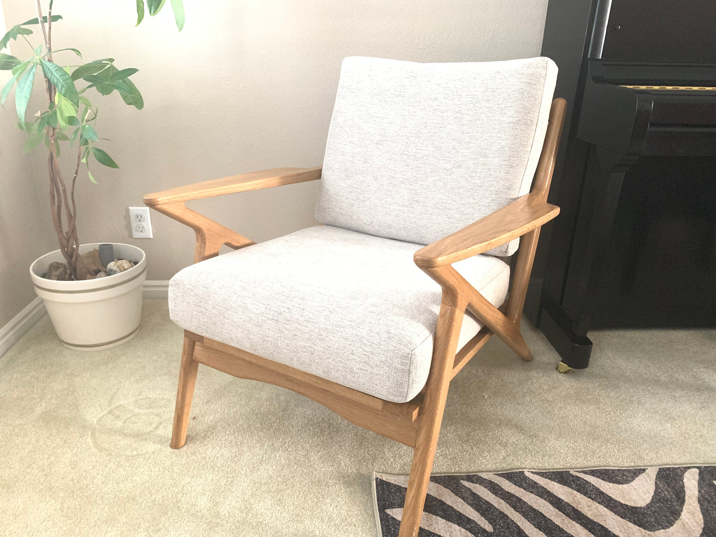 Modern Danish Inspired Lounge Chair