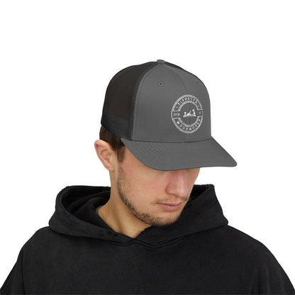 Rustic Adventure Snapback Trucker Cap | Outdoor Fashion, Camping Gear, Fishing Hat, Gift for Him, Unisex Summer Accessory