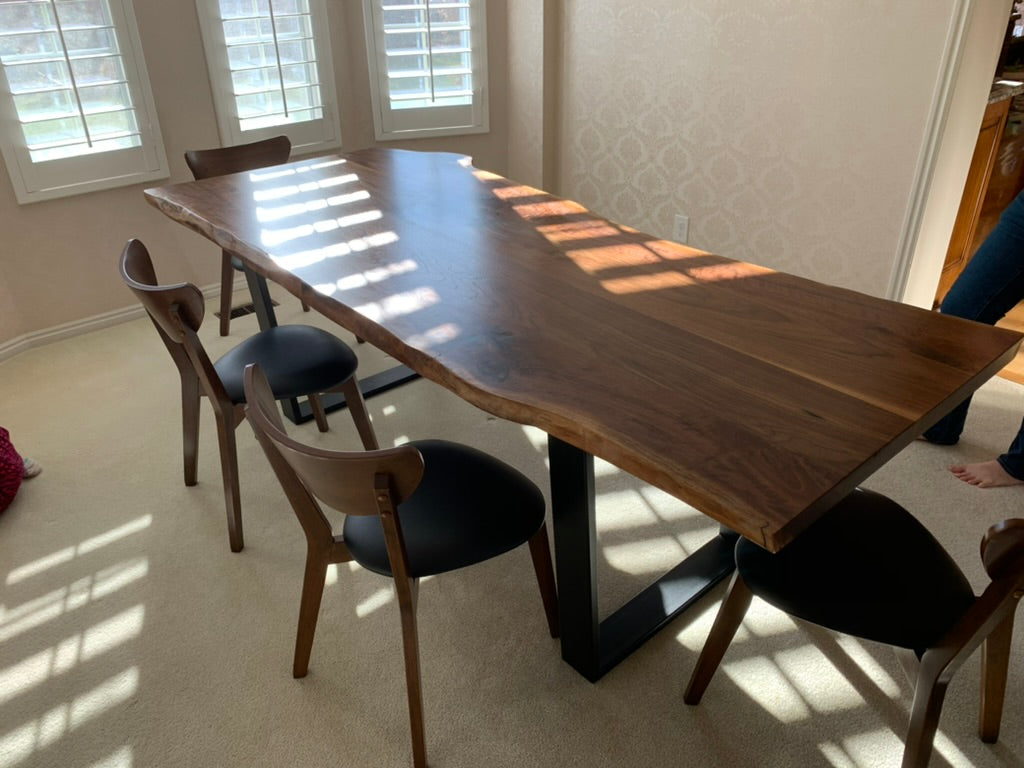 Custom Live Edge Dining Table