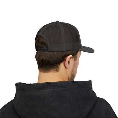 Rustic Adventure Snapback Trucker Cap | Outdoor Fashion, Camping Gear, Fishing Hat, Gift for Him, Unisex Summer Accessory