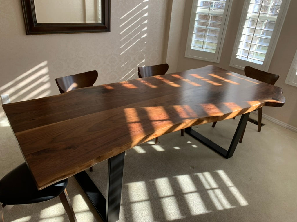 Custom Live Edge Dining Table