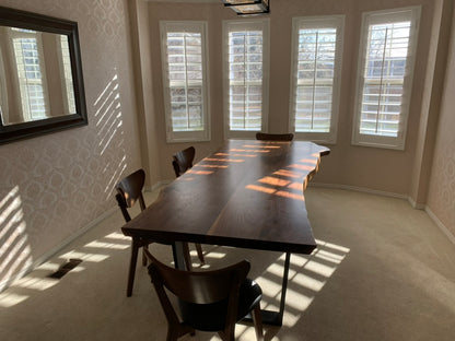 Custom Live Edge Dining Table