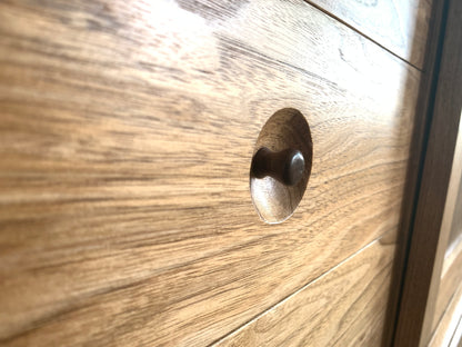 Custom Handcrafted Butternut and Walnut Sideboard